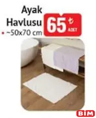 AYAK HAVLUSU 50X70 CM fiyat ve kampanya bilgisi